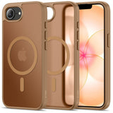 Tech-Protect iPhone 17e / 16e BasicMag Hybrid Bagside Case - MagSafe Kompatibel - Mat Brun