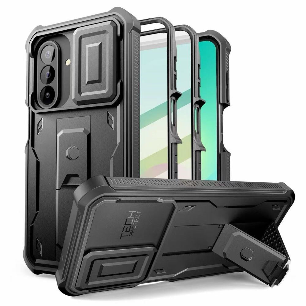 Samsung Galaxy A27 Tech-Protect Kevlar Cam+ Håndværker Mobilcover - Sort