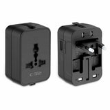 Tech-Protect Rejseadapter - EU / UK / US / AU - Sort