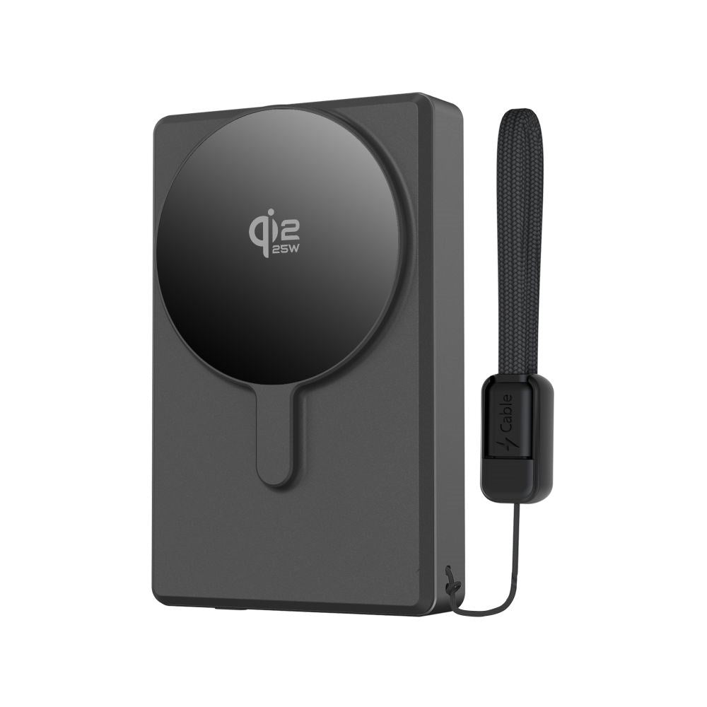Tech-Protect PB40 LifeMag PowerBank m. 25W & 10.000mAh - MagSafe / Qi2 Kompatibel - Sort