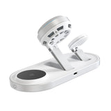 Tech-Protect A51 ARCTICBOOST Trådløs Oplader - 3-i-1 - 25W - MagSafe / Qi2 Kompatibel - Hvid