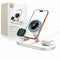 Tech-Protect A51 ARCTICBOOST Trådløs Oplader - 3-i-1 - 25W - MagSafe / Qi2 Kompatibel - Hvid