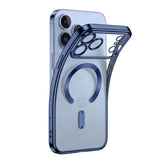 Tech-Protect iPhone 18 Pro / 17 Pro MagFlex Cover - MagSafe Kompatibel - Blå / Gennemsigtig