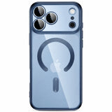 Tech-Protect iPhone 18 Pro Max / 17 Pro Max MagFlex Cover - MagSafe Kompatibel - Blå / Gennemsigtig