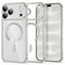 Tech-Protect iPhone 18 Pro / 17 Pro MagFlex Cover - MagSafe Kompatibel - Sølv / Gennemsigtig