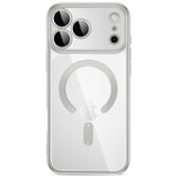 Tech-Protect iPhone 18 Pro / 17 Pro MagFlex Cover - MagSafe Kompatibel - Sølv / Gennemsigtig