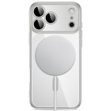 Tech-Protect iPhone 18 Pro / 17 Pro MagFlex Cover - MagSafe Kompatibel - Sølv / Gennemsigtig