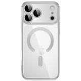 Tech-Protect iPhone 18 Pro Max / 17 Pro Max MagFlex Cover - MagSafe Kompatibel - Sølv / Gennemsigtig