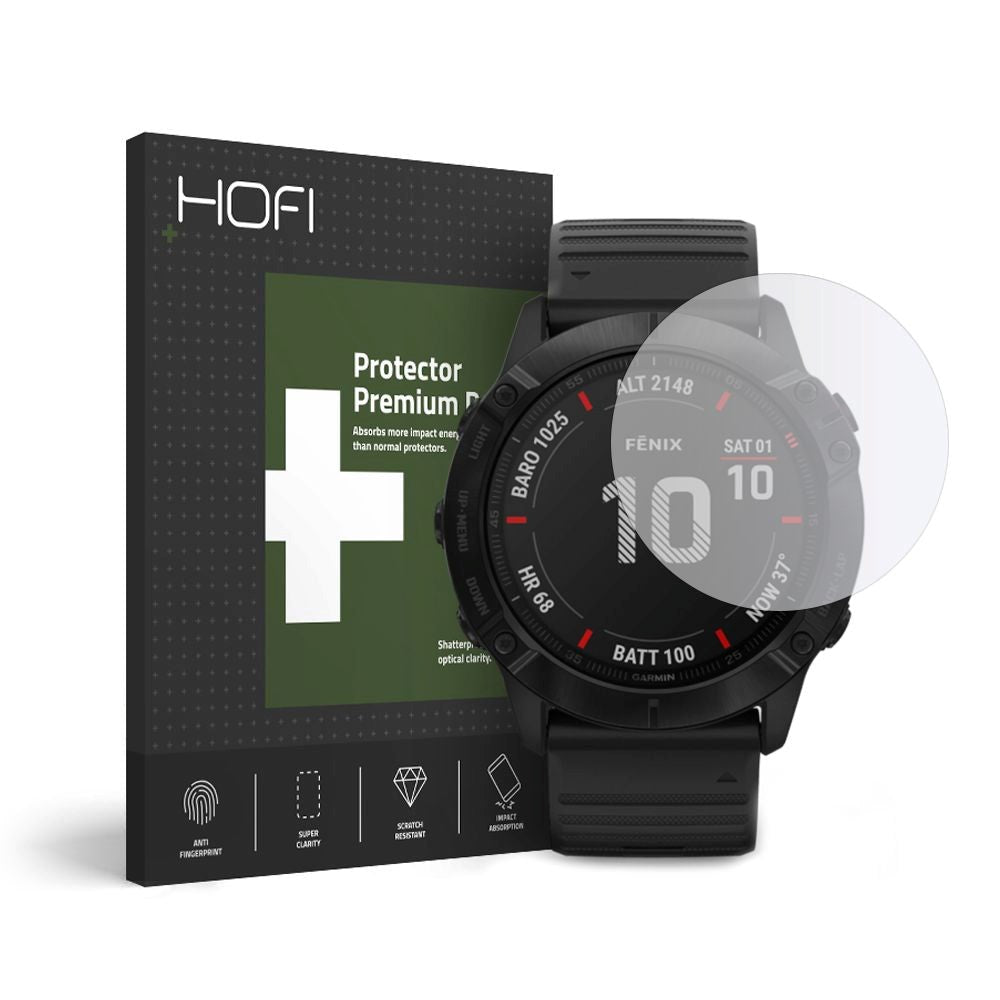 Pro Hofi skjermbeskytter Garmin Fenix ​​​​5 / 6 / 6 Pro - Gjennomsiktig