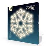 Forever Light LED Neon Sign Christmas - White Light m. Snøfnugg