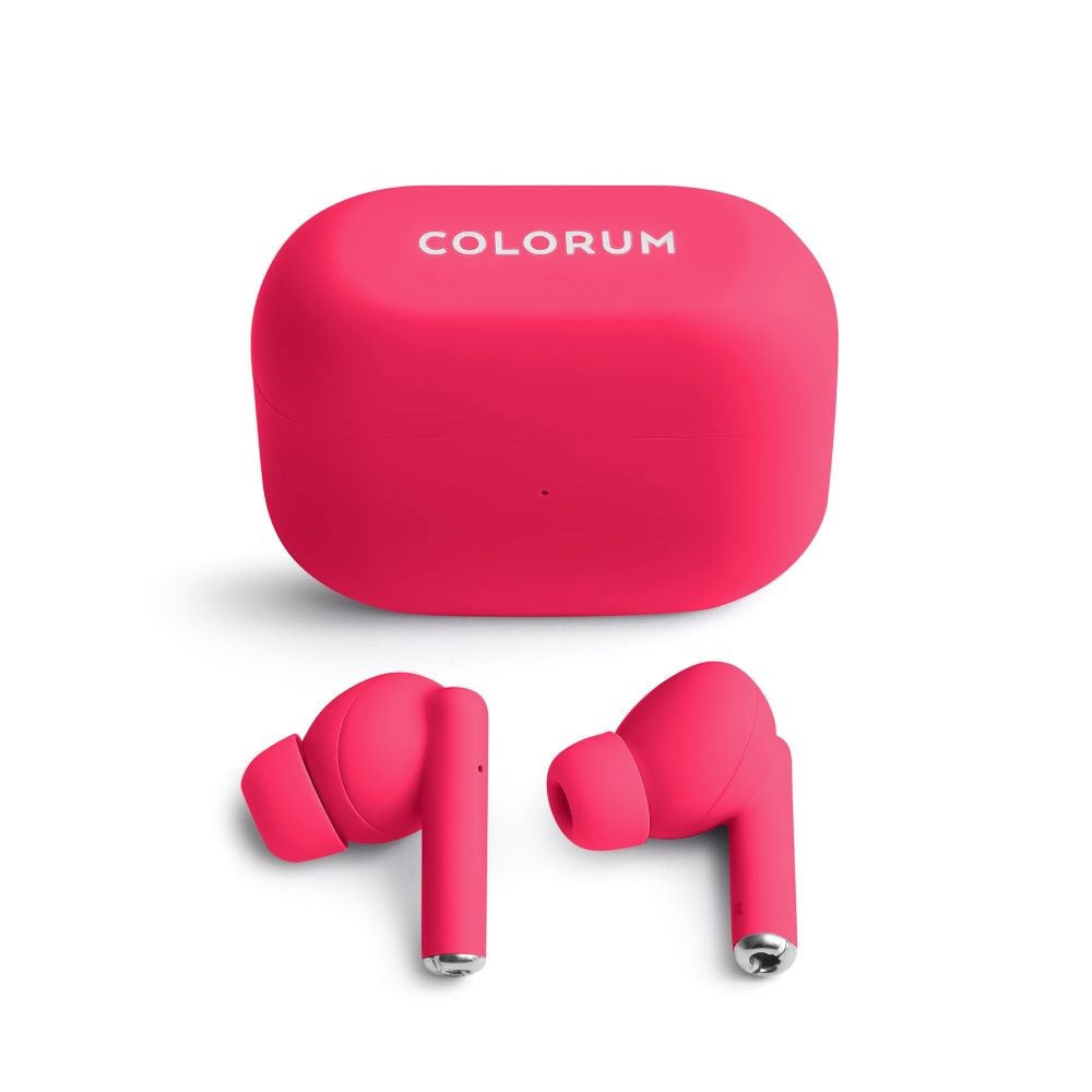 Colorum True Wireless Bluetooth Høretelefoner - Magenta