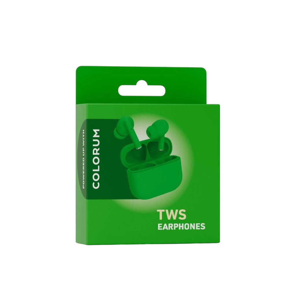 Colorum True Wireless Bluetooth Høretelefoner - Green