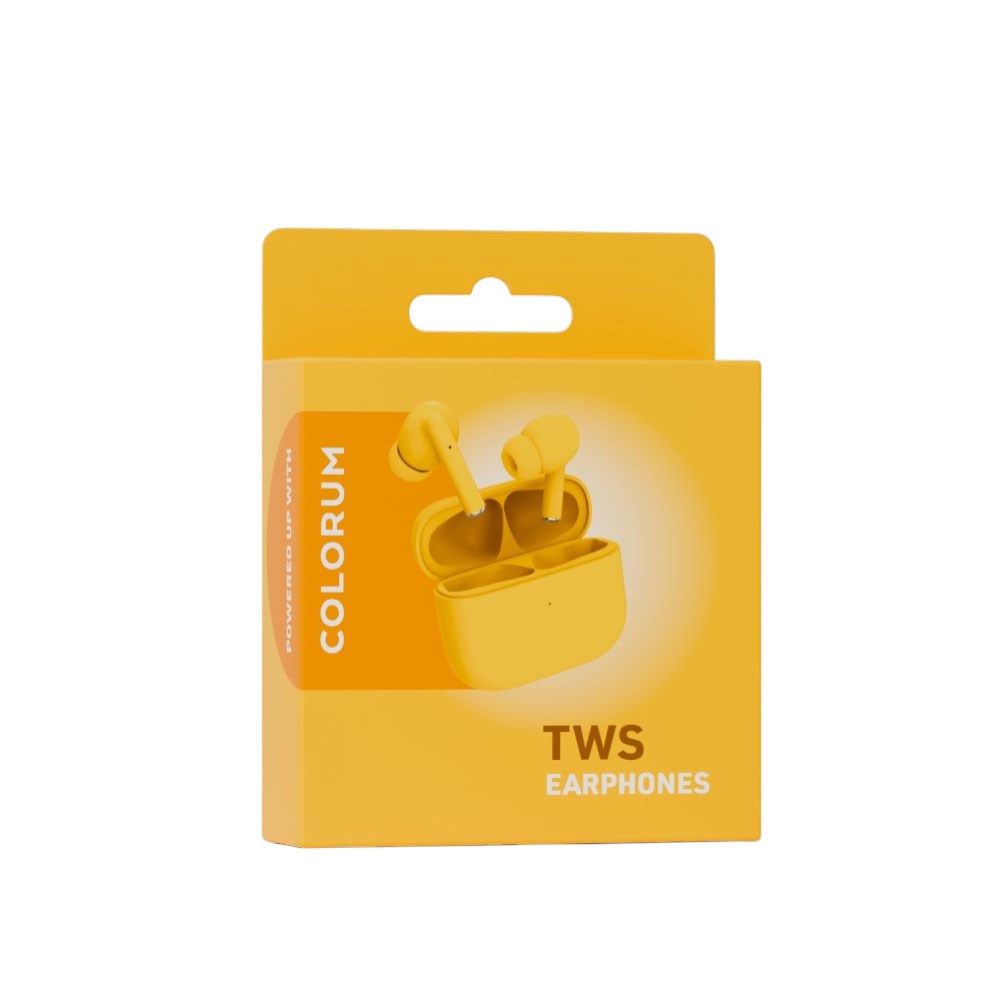 Colorum True Wireless Bluetooth Høretelefoner - Yellow
