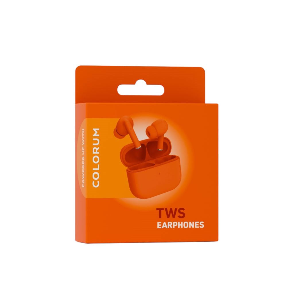 Colorum True Wireless Bluetooth Høretelefoner - Orange