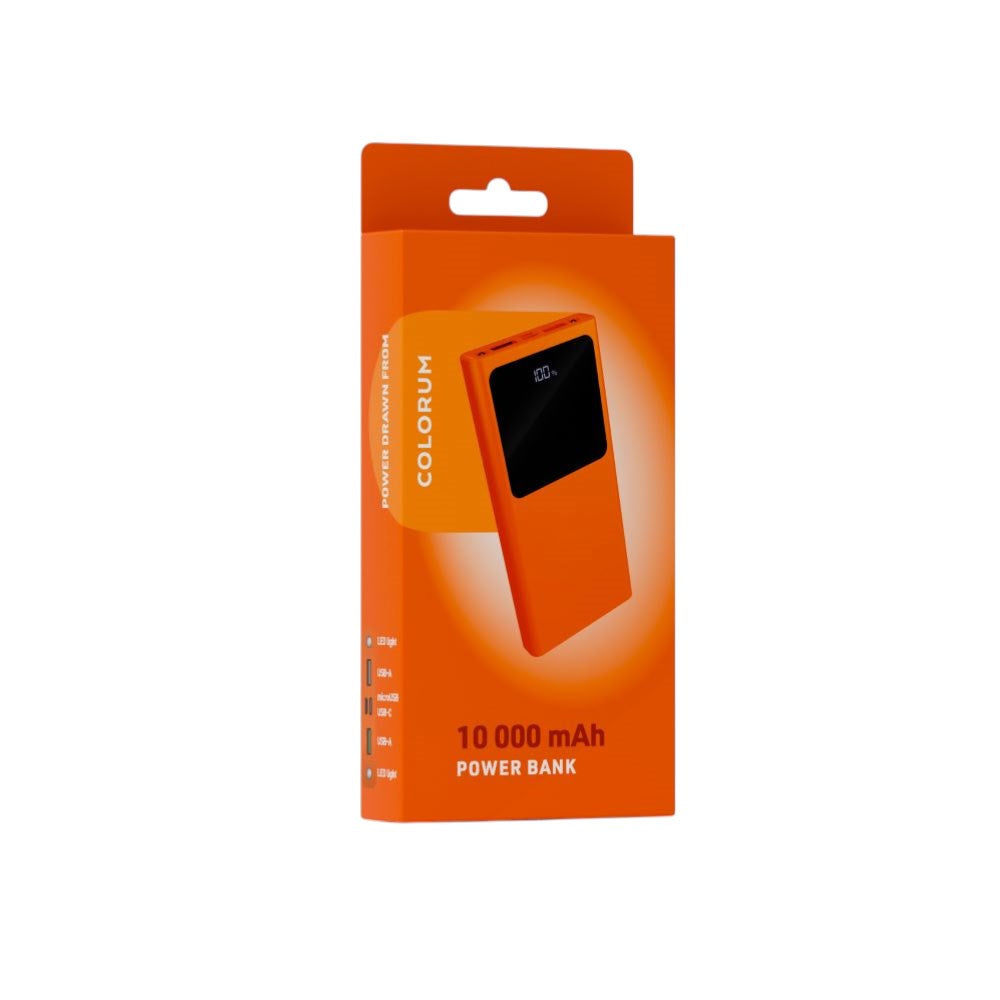Colorum PowerBank 10.000 mAh / 22.5W - Orange