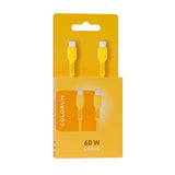 Colorum USB-C til USB-C Kabel - 60W / 1.8m - Yellow