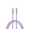 Colorum USB-C til USB-C Kabel - 60W / 1.8m - Lavender