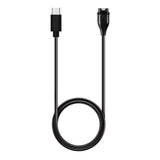 Hurtel Magnetisk Oplader til Garmin Smartwatch - USB-C - Sort