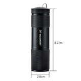 Wozinsky WLD-9L Lommelygte med UV-Lys til Sporing - Sort