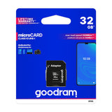 GoodRam Micro SDHC Hukommelseskort - 32GB - 100 MB/s - Sort