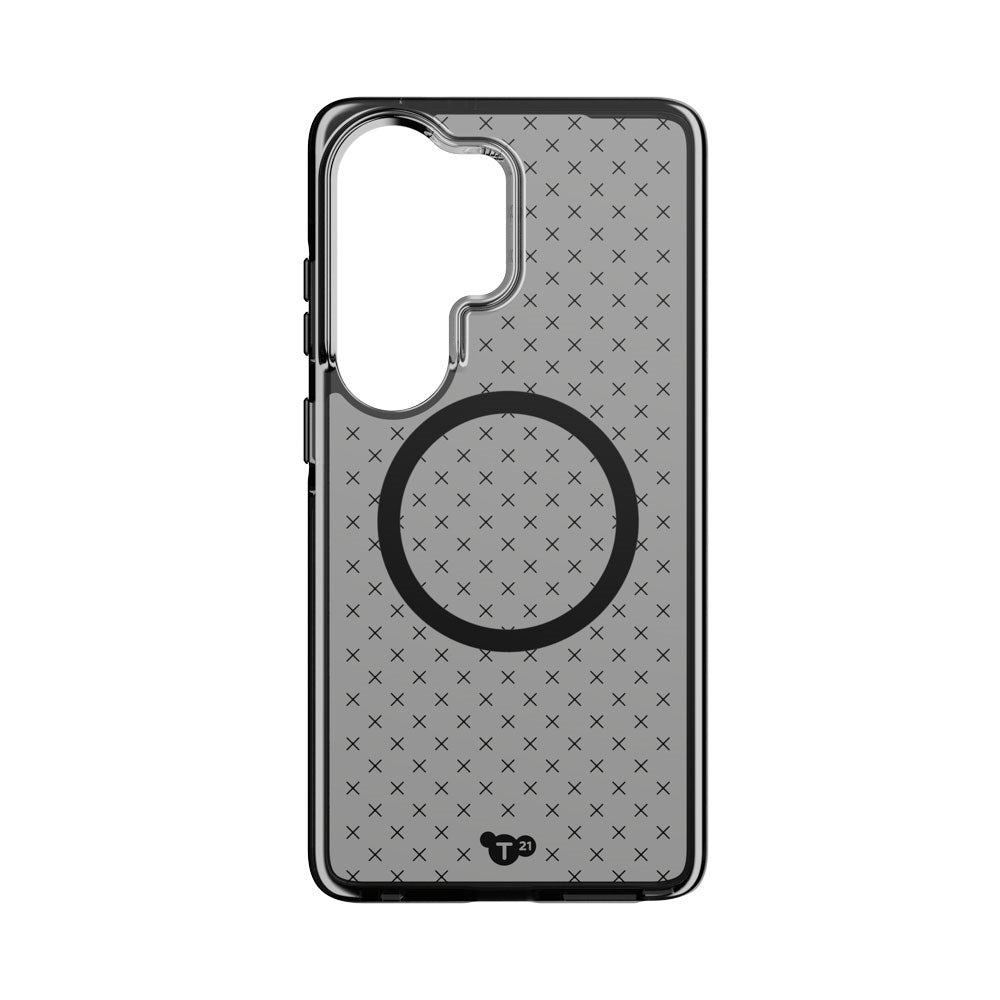 Samsung Galaxy S26 Ultra Tech21 EVO Check Bagside Cover - MagSafe Kompatibel - Sort