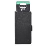 Samsung Galaxy S25+ (Plus) GEAR Classic Flip Cover kunstskinn - Kortholder og stativfunksjon - Svart