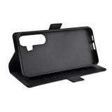 GEAR Samsung Galaxy S24+ (Plus) Leather Flip Cover m. Lommebok - Svart