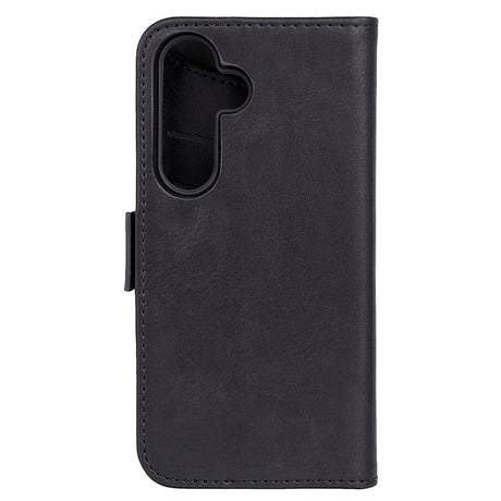 GEAR Samsung Galaxy S24 Leather Flip Deksel m. Lommebok - Svart