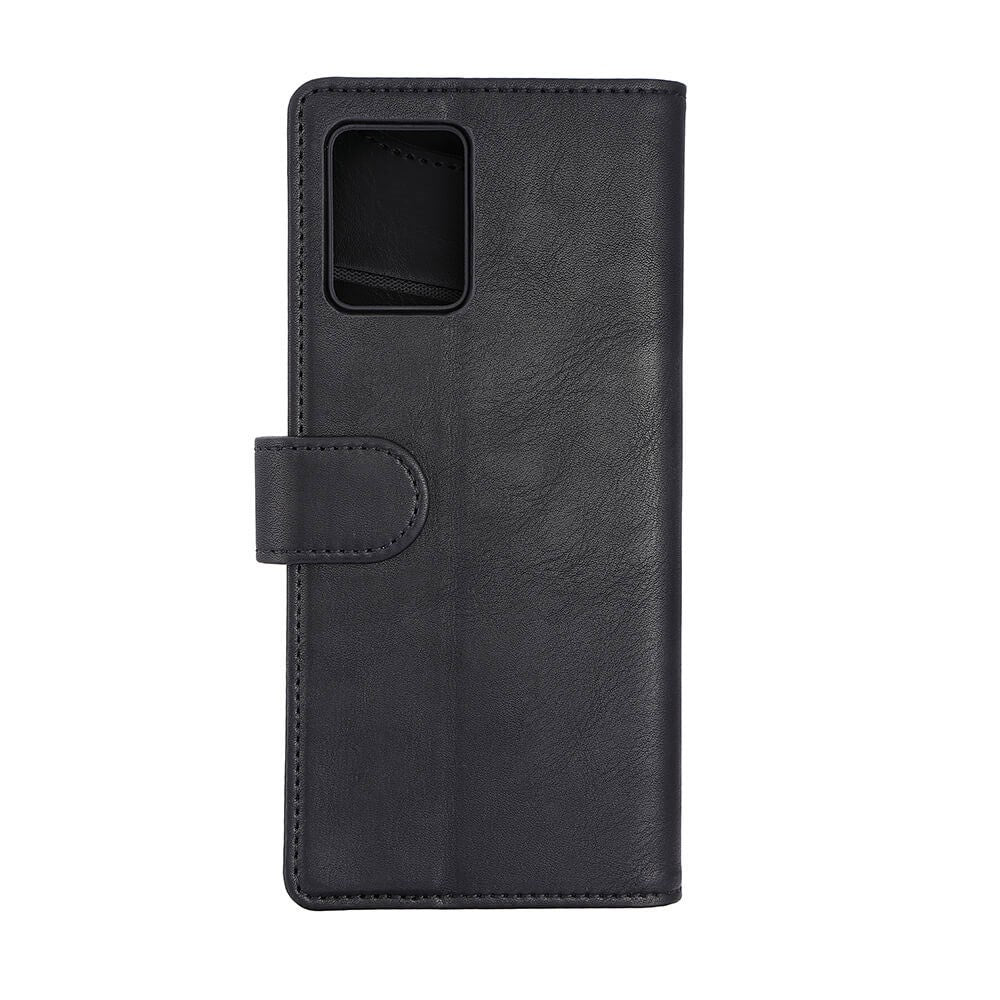 Motorola Moto G53 GEAR Kunstlæder Flip Case m. Kortholder & Ståfunktion - Sort