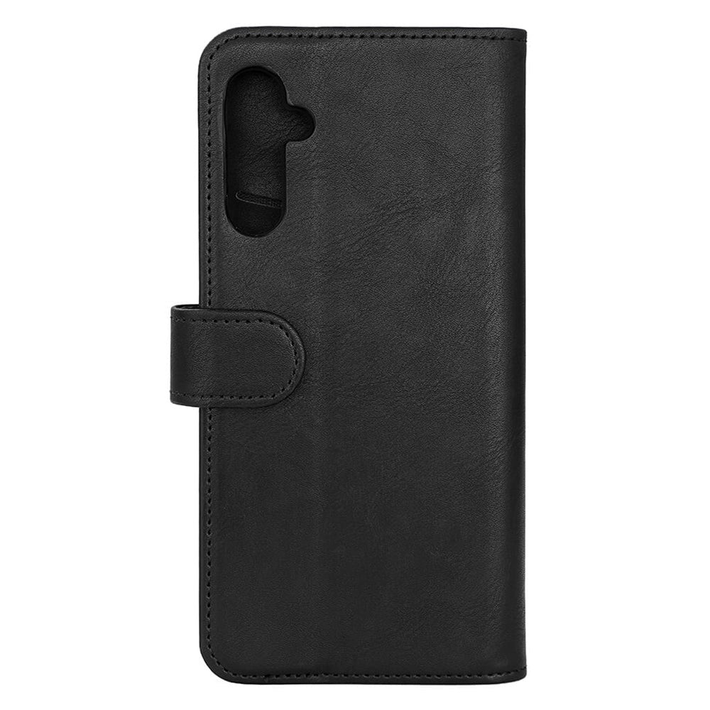 Samsung A14 (5G) Gear Wallet - Lær Flip Cover m. Lommebok - Svart