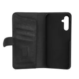 Samsung A14 (5G) Gear Wallet - Lær Flip Cover m. Lommebok - Svart