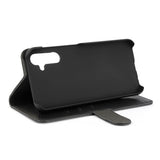 Samsung A14 (5G) Gear Wallet - Lær Flip Cover m. Lommebok - Svart
