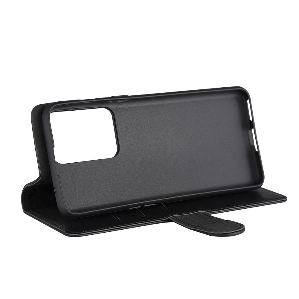 OnePlus Nord 2T (5G) Gear Wallet - Lær Flip Cover m. Lommebok - Svart