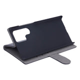 Samsung Galaxy S22 Ultra Gear Lommebok - Skinn Flip Cover m. Lommebok - Svart