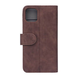 GEAR iPhone 11 lommebok - Flip-deksel i skinn m. Lommebok - Brun