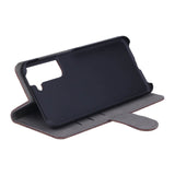 GEAR Samsung Galaxy S21 FE (5G) Lommebok - Lær Flip Cover m. Lommebok - Brun
