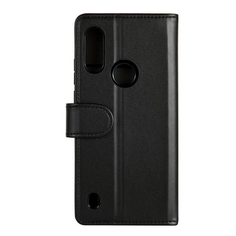 GEAR Motorola Moto E6s (2020) / E6i Lommebok-skinndeksel m. Lommebok Svart