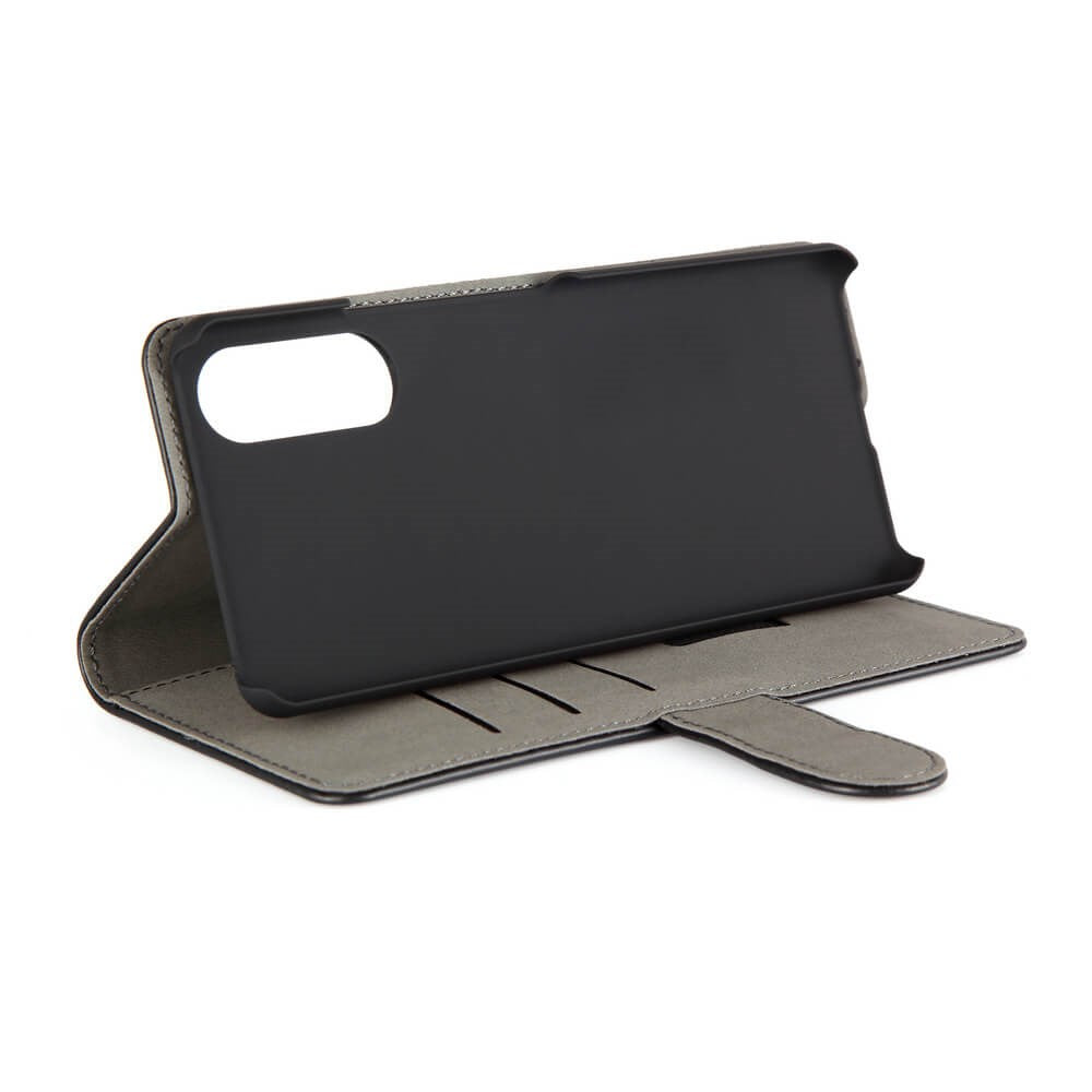 Sony Xperia 10 ll GEAR skinndeksel m. Lommebok Svart