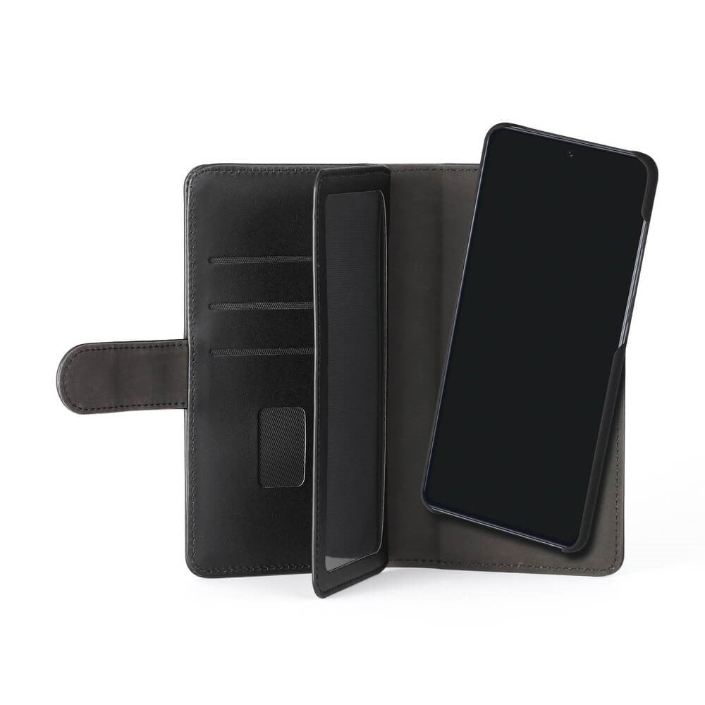 Samsung Galaxy A41 Gear Wallet 2-i-1 magnetdeksel m. 7 kortlommer - svart