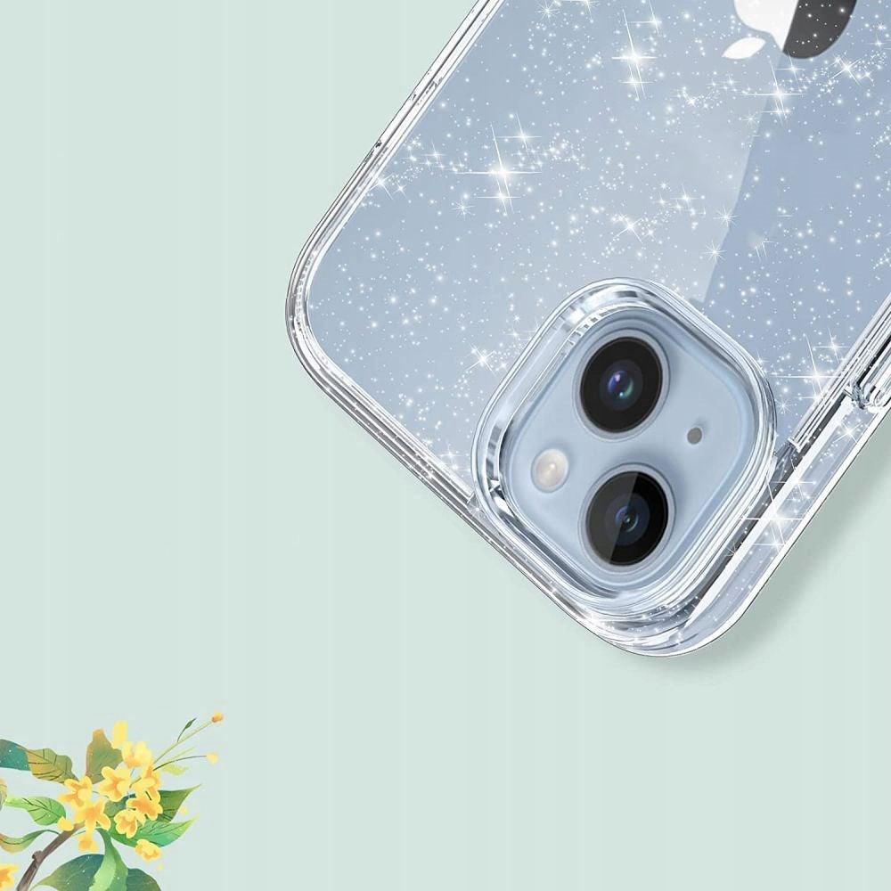 Samsung Galaxy A54 (5G) Tech-Protect FlexAir Hybrid plastbakdeksel gjennomsiktig - gjennomsiktig glitter