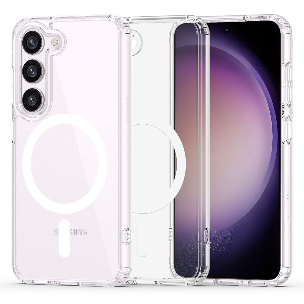 Samsung Galaxy S23 Tech-Protect Flexair Hybrid Bakdeksel - MagSafe-kompatibelt - Gjennomsiktig