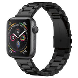 Spigen Apple Watch (42/44/SE/45/46/49 mm) Modern Fit metallrem - svart
