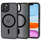 iPhone 11 Pro Max Tech-Protect Magmat Bakdeksel - MagSafe-kompatibelt - Matt Svart