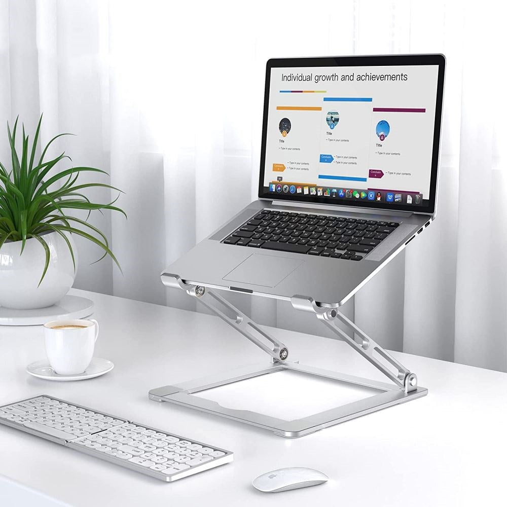 Tech-Protect Prodesk Laptop Stand - Sølv