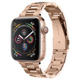 Apple Watch (38/40/SE/41/42 mm) Spigen Modern Fit Band - Stram i rustfritt stål inkl. Pinner - Rose gull