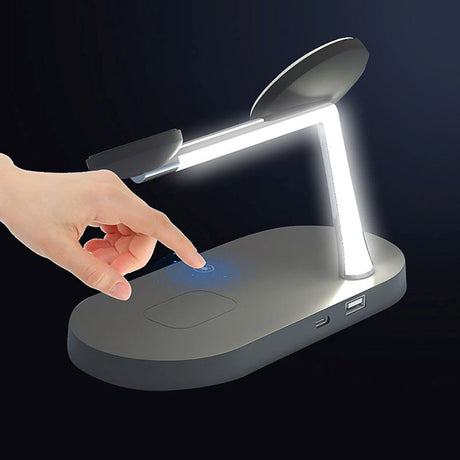 Tech-Protect A12 3-i-1 trådløs lader 15W - Svart (DEMO)