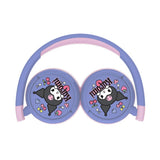OTL Kuromi On-Ear Bluetooth Headset til Børn - Lilla / Lyserød