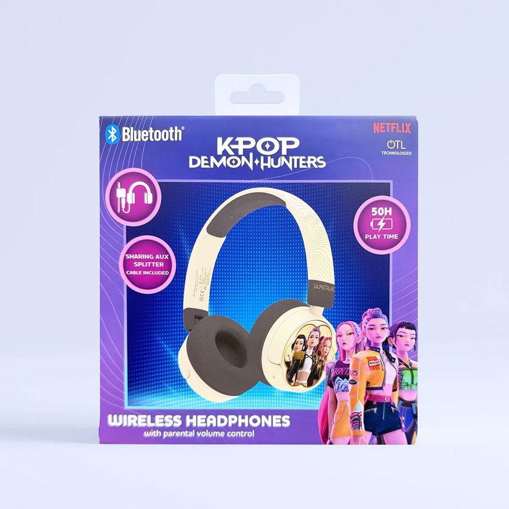 KPDH Trådløse Høretelefoner til Børn - On-Ear - Huntrix / Beige