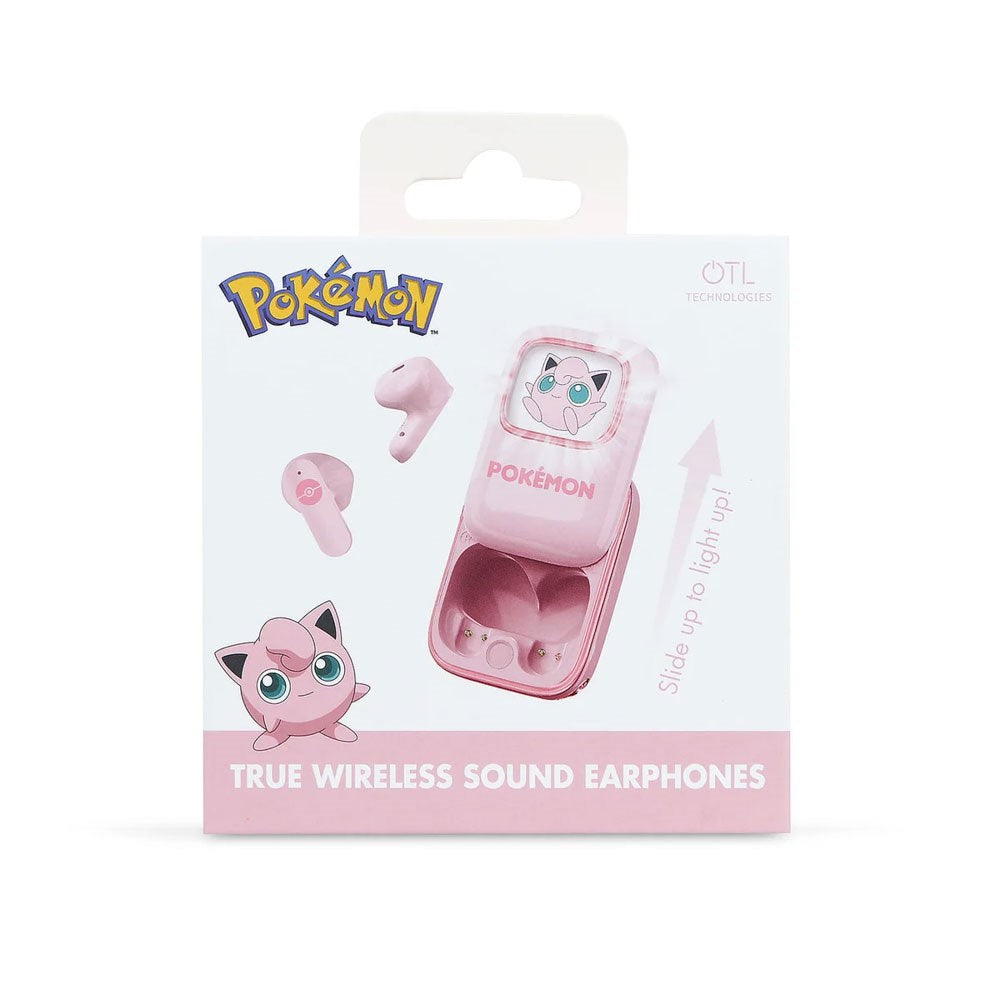 OTL Jigglypuff True Wireless In-Ear Høretelefoner - inkl. Skub-Op Opladningsetui - Lyserød