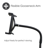 Desire2 Gooseneck Tablet Holder m. Klemme til Bord - Sort